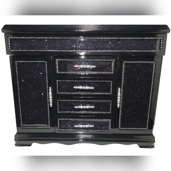 Extra Large Refinishef Jewelry Box - Picture 10 of 10